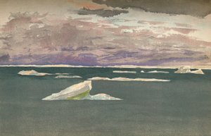 Am Rande des Eises - Aufziehender Sturm, 14. September 1893, 1897 von Fridtjof Nansen