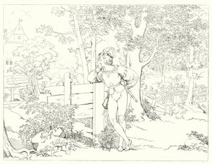 Illustration zu Schillers Lied von der Glocke von Friedrich August Moritz Retzsch