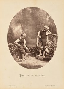 Die kleinen Angler von Friedrich Bruckmann