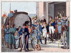 Die Abreise Napoleons zur Insel Elba von Friedrich Campe