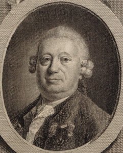 Porträt des Komponisten Johann Heinrich Rolle 1716-1785, 1780 von Friedrich Christian Gottlieb Geyser