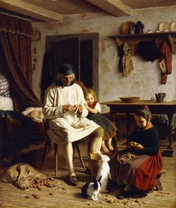 Hausarbeiten der Familie von Friedrich Edouard Meyerheim