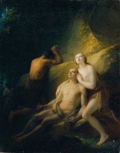 Adam und Eva betrauern den toten Abel von Friedrich Heinrich Fuger