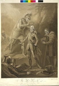 König Rudolf I. von Habsburg krönt Erzherzog Karl