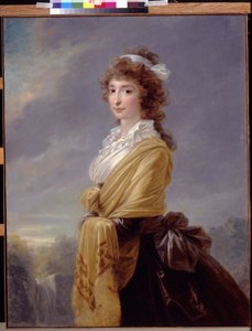 Porträt der Gräfin Elisabeth von Thun Hohenstein von Friedrich Heinrich Fuger