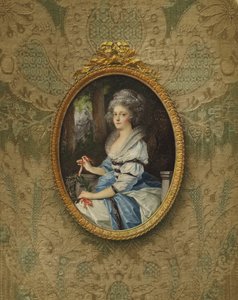 Porträt von Prinzessin Elisabeth Wilhelmine Louise, Tochter von Herzog Eugen von Württemberg, 1788