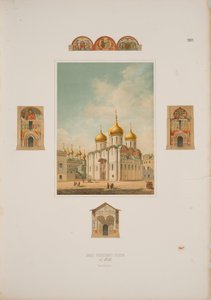 Die Kathedrale der Entschlafung im Moskauer Kreml, 1850