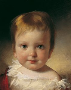 Freiherr Alexander Vesque von Püttlingen als Kind von Friedrich von Amerling