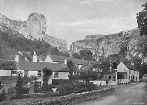 Der Löwenfelsen, Cheddar, um 1896