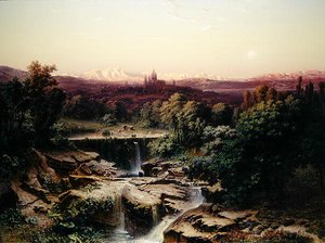 Ansicht des Königlichen Klosters San Lorenzo de El Escorial von Fritz Bamberger