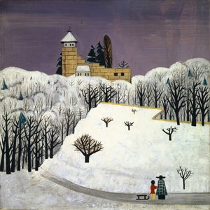 Birseck Schloss im Schnee