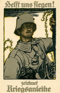 Deutsches WW1 Kriegsanleihenplakat