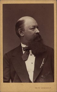 Porträt des Komponisten Franz von Suppè 1819-1895, ca. 1880 von Fritz Luckhardt