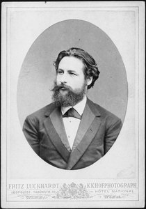 Porträt des Pianisten und Komponisten Heinrich Karl Johann Hofmann 1842-1902 von Fritz Luckhardt
