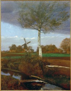Herbst im Moor von Fritz Mackensen