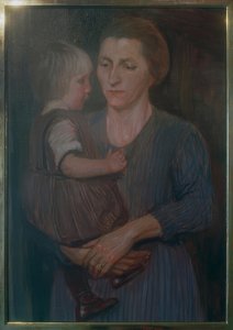 Mutter und Kind von Fritz Mackensen