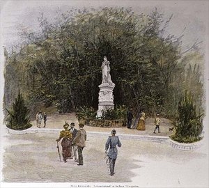 Das Luisen-Denkmal im Tiergarten von Berlin