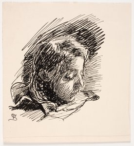 Kopf der Tochter des Künstlers Clara (Nolle)