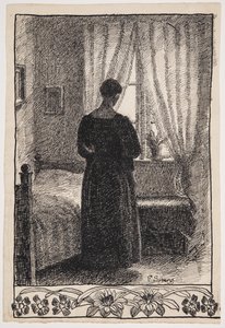 Im Schlafzimmer. Anna Syberg?