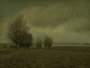 Winterlandschaft in der Nähe des Taarby-Strandes auf Fünen