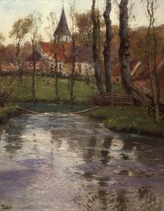 Die alte Kirche am Fluss