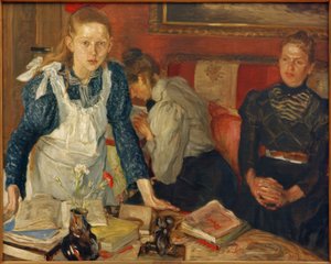 Die Schulstunde von Fritz von Uhde