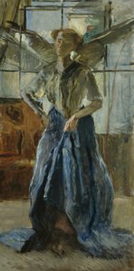Engel im Atelier von Fritz von Uhde