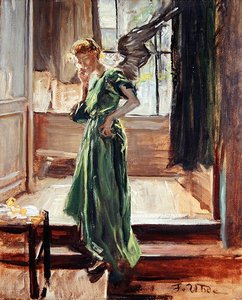 Modell ruhend von Fritz von Uhde