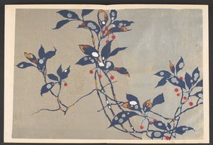 Shasei sôka môyô, Muster von Pflanzen und Blumen aus dem Leben