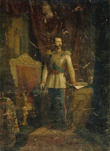 Porträt von Kaiser Alexander II 1818-1881, 1862