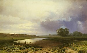 Nasses Feld von Fyodor Vasilyev