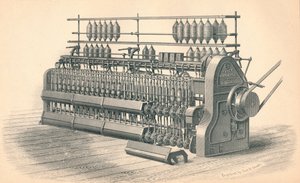 Roving-Rahmen von Platt, Brothers & Co. Oldham von GB Smith