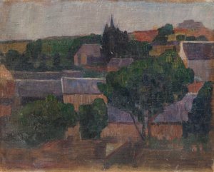 Dorf in der Bretagne von G.F. Clement