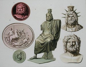 Darstellungen von Zeus, Jupiter oder Jove, Tafel 51 aus 