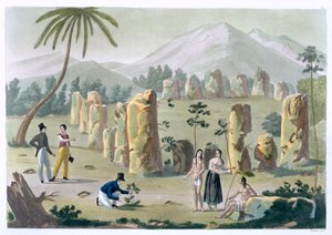 Haus der Alten, Insel Tinian, ca. 1820-1839 von G Bramati