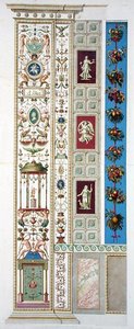 Panel aus der Raphael-Loggia im Vatikan, aus 