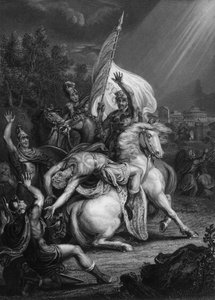 Saul, Saul, warum verfolgst du mich, ca. 1830er von G. H. Adcock