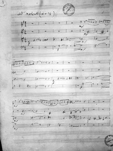 Partitur für ein Streichquartett, Opus 121, 1924