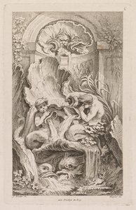 Buch der Brunnen: Nr. 6 von Gabriel Huquier