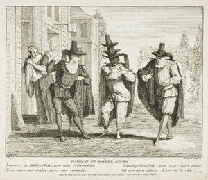 Teller aus Livre de Scènes Comiques von Gabriel Huquier