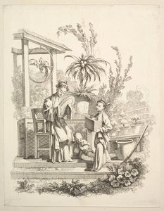 Die Toilette, ca. 1742 von Gabriel Huquier