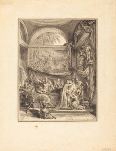 Der Tod des Germanicus von Gabriel Jacques de Saint Aubin