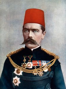 Horatio Herbert Kitchener, 1. Earl Kitchener, britischer Feldmarschall, Diplomat und Staatsmann, 1902 von Gabriel Lekegian