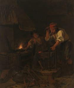 Der Waffenschmied von Gabriel Metsu