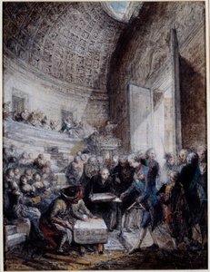 Einweihung des Amphitheaters der königlichen Chirurgieschule durch König Ludwig XVI. von Gabriel de Saint Aubin