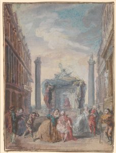 Die venezianischen Feste von Gabriel de Saint Aubin