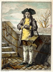 Alte Berufe: der Schuhputzer von Gabriel de Saint Aubin