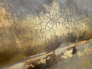 Goldene Rissige Erde von Gabriela Aleksandra Szuba