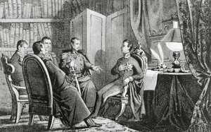 Prinz Karl Albert von Carignano (1798-1849) verspricht seine Unterstützung den liberalen Verschwörern, 6. März