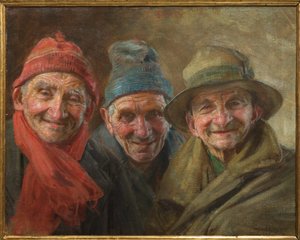 Drei Freunde 1917 von Gaetano Bellei